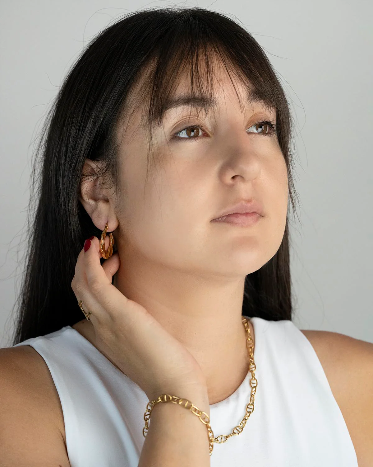 Boucles d'oreilles Pivoine - A66 - Image 2