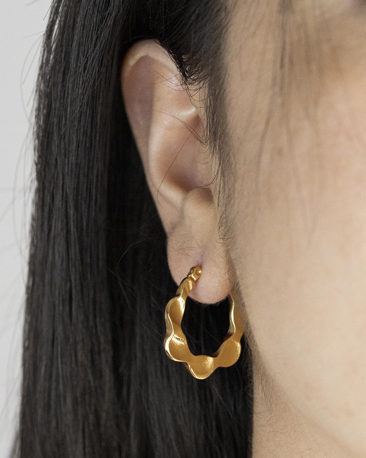 Boucles d'oreilles Pivoine - A66 - Image 3